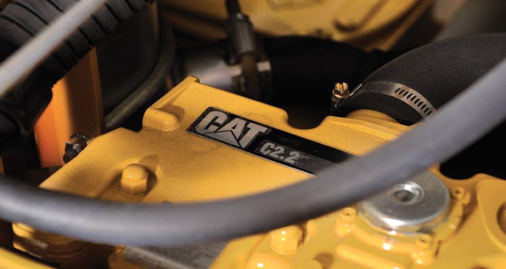 CAT C2.2 Engine Reliable, Quiet, Powerful. C2.2 Features Meets U.S. EPA Tier 4 Interim and EU Stage IIIB emission standards Provides 34.