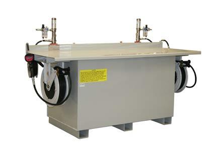 LUBRICATION EQUIPMENT BENCH TANKS W2220 Shown Our LUBEPRO range of lubrication workbench tanks are the best