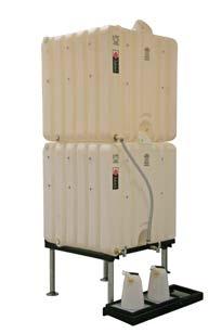 LUBRICATION EQUIPMENT ENVIROSTAX ENVIRO STAX TANK SETS Our space-saving oil storage systems are