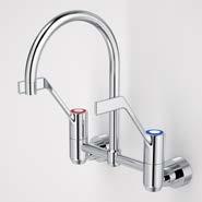 G Series+ Tapware G Series+ Exposed Wall Sink Set mm outlet ~ 150mm handle 275 196 150 Ø 56 Ø 38 144 Modern & stylish 150mm lever