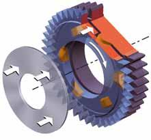 Ladder frame Non-rigid spur gear 420_023 Adaptor plate Exhaust camshaft 420_025 Intake camshaft Retaining ring Diaphragm spring Rigid spur gear Reference For information about
