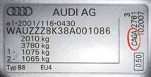 The new generation of engine codes can be identified as follows: The first digit of the