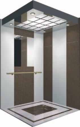 SJEQ 620 Ceiling: acrylic vault panel + hairline ST/ST Car wall:
