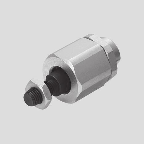 Self-aligning rod couplers FK Self-aligning rod coupler FK 1 self-aligning rod coupler, 1 hex nut to DIN 439 Free of copper and PTFE Angular compensation Radial compensation of central axis KK B1 D1