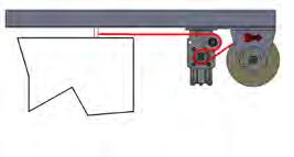 The DICTAMAT 50 KP is screwed either from above to the rail or fixed from below to or in the rail.