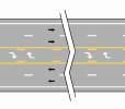 line down the middle of a two-lane roadway means that passing is not allowed for vehicles traveling in either direction.