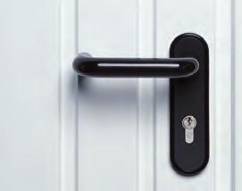 door handle black, standard 3 Cast aluminium, white 4 Cast aluminium, brown 5 Cast