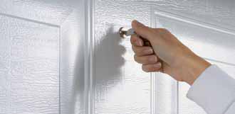 protection against burglars For garages without a second access door, we offer you the