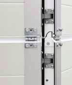 This further increases the safety of your garage door with wicket door