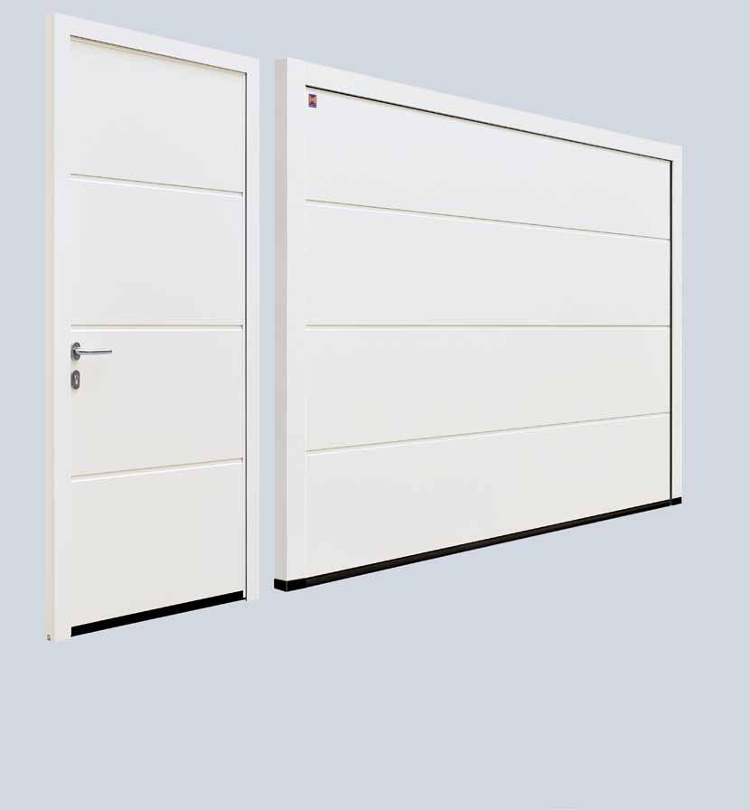 Side doors A matching side door for every garage door Ready-to-fit door set Hörmann side doors are supplied ready-to-fit with profile cylinder mortise lock, round handle /