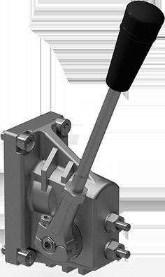 PVG 32 Actuation PVM Manual Actuation The PVM manual actuation cover is intended for use on any work section where the operator has to have the ability to interact with the spool manually.