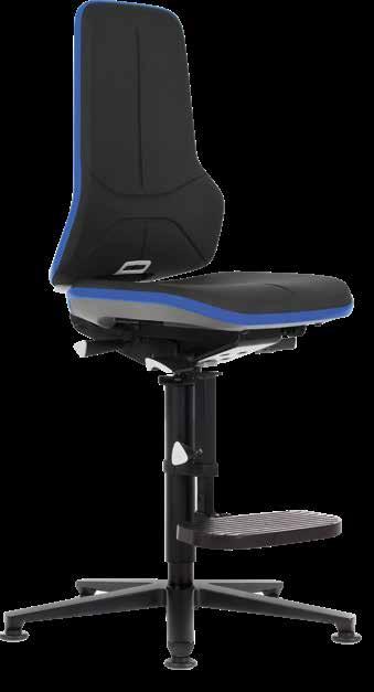 Desk chairs i Mechanisms and functions Permanent contact backrest Seat height adjustment 69.518.000 with casters 69.516.000 with gliders 69.520.