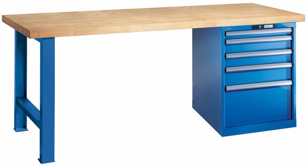 Workbenches I with Multiplex or beech tops S 39.721.
