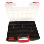 6 ASSORTMENT CASES Assortment cases Plastic with transparent cover and various fixed partitions.