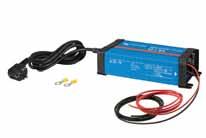 BLUE POWER BATTERY CHARGER GX IP20 12-25 AND 24-12 180-265VAC Adaptive 4-stage charge characteristic: bulk absorption float storage The Blue Power charger features a microprocessor controlled