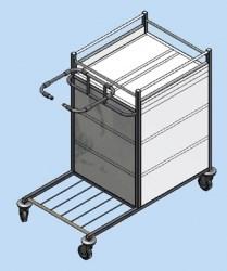 Trolleys for bags and linen Trolleys for bags and linen TB are made of
