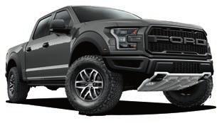 wheels LIMITED hood lettering Satin-aluminum grille with chrome accents Body-color bumpers, sideview mirror caps, and wheel-lip moldings Chrome front tow hooks (4x4) Satin-aluminum door and tailgate