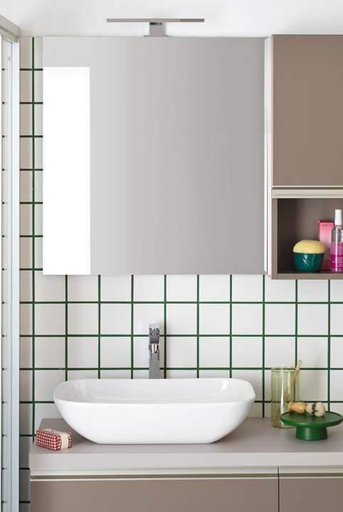 Bormio Ceramic console Clever Ceramic washbasin Cover Mirror Less with Win