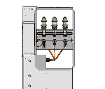 earthing switch. The switch positions are close and open.