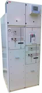 Relays ABB feeder terminals SafePlus can be delivered with different feeder terminals: REF 541 which is installed in the door of the low voltage compartment.