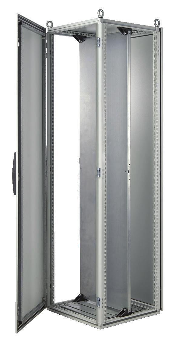 Expanded Standard Size Options ProLine G2 Industrial Packages include a frame, solid door, handle and key lock, top, rear cover, galvanized subpanel (mounting plate), galvanized gland plate, and four