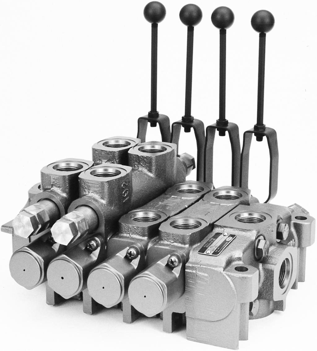 Our sectional style parallel design valves can be assembled with numerous spool types, control styles and port options to fit all of your specific application needs.