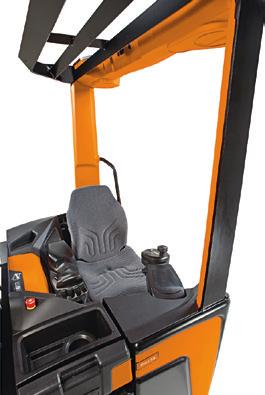 Designed and manufactured in Finland, the durable reach truck series lifts up