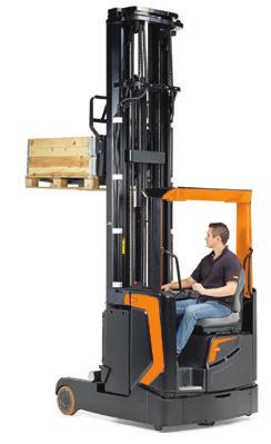 Rocla s reach trucks lift even the heaviest loads firmly and fast up to 13 meters, thanks to new mast technology and passive sway control.