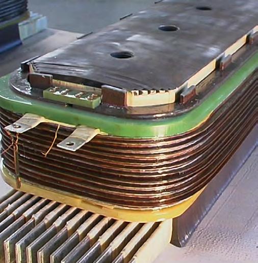 PARTZSCH Elektromotoren e. K. 4.1 4.1.2.2.3 Range of services field coils The field coil winding is, among others, a component of synchronous machines and is typically found on the rotor.