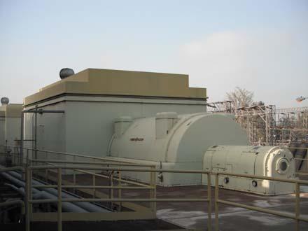 Turbine Generator Inspections Summary Unit s 3 & 4 are of the same design; Double Flow LP Condensing Steam Turbines with Hydrogen Cooled Generators, both units are installed end to end on an outdoor