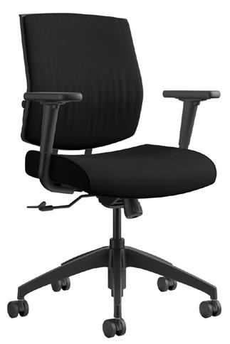 UPHOLSTERED BACK TASK CHAIR Our Focus collections create camaraderie within any setting, whether around a conference table, in a healthcare office or at an educational facility.
