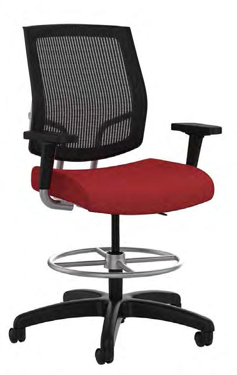 MESH BACK TASK STOOL Our Focus collections create camaraderie within any setting, whether around a conference table, in a healthcare office or at an educational facility.