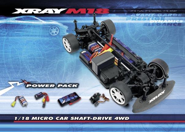 includes: Main specifications: The new XRAY is a unique 1/18 microsized model racing car that is the epitome of fine distinctive design of a high-competition racing car.