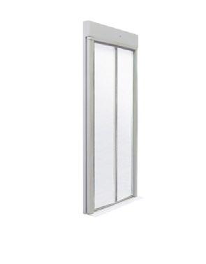 The door frame and door blade can be painted in the same colour or the frame in one colour and the blade in another colour. For the same lift all doors must be painted in the same colour.