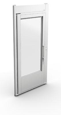 The height of the frame depends on the door opening height and is always 240 mm
