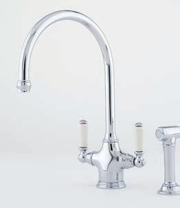 SEE PAGE 55 PHOENICIAN 4460 BI-FLOW SINK MIXER WITH LEVER HANDLES PHOENICIAN 4360 SINK MIXER WITH LEVER HANDLES AND RINSE PHOENICIAN 4360 SINK MIXER WITH