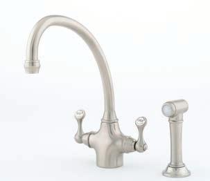 SUPPLIED WITH AN ETRUSCAN SPOUT AS STANDARD. SPOUT OPTIONS AERATED SINGLE FLOW SPOUTS ARE ALSO AVAILABLE BY ADDING A TO THE FRONT OF THE PRODUCT CODE.