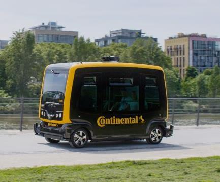 Continental has built a test vehicle to enable driverless mobility, especially in cities.