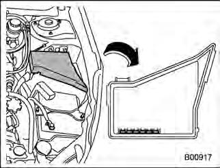Turn the ignition switch to the LOCK position and turn off all electrical accessories. 2. Remove the cover.