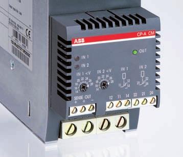 unit (accessory) Control module CP-A CM Characteristics - Plugs onto the redundancy unit CP-A RU to allow the voltage to be monitored in each channel of the CP-A RU - Adjustable threshold values