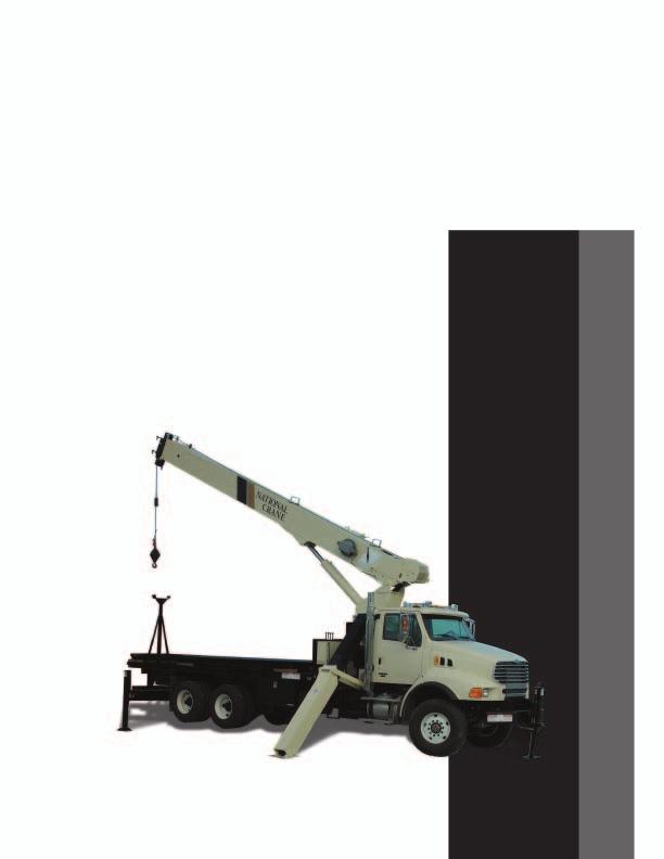 Series 9A product guide features 13' Four-Section Boom 26 Ton Rating Self-lubricating Easy Glide Wear Pads Internal Anti-two-block contents Features 2
