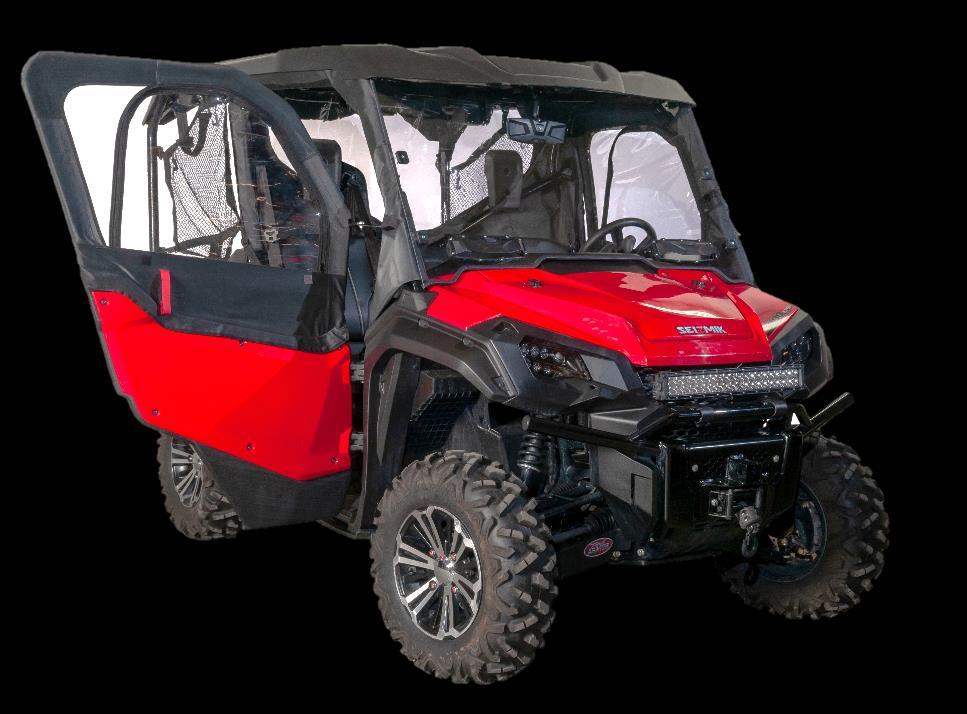 Compatibility Info: This Door System is designed to work with other Seizmik branded accessories for the Honda Pioneer as well as OEM Polaris branded hard