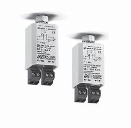 Luminaire Protection and Power Adjustment Products Switch Units for Electronic Operating Devices with 1 10 V Interface 1 Vossloh-Schwabe's switch units are designed to enable one-step power reduction