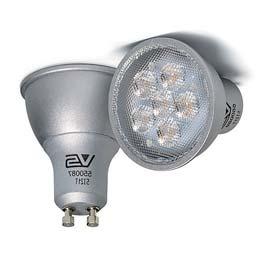 VS LED Lamps High-voltage Replacement LED Lamps With integrated driver for replacement of high-voltage halogen incandescent lamps GU10 4W Design style: SMD reflector Operating temperature: 20 to 40 C