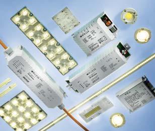 LED Systems LED SYSTEM LED MODULES, OPTICS, OPERATING DEVICES AND CONNECTING TECHNOLOGY Vossloh-Schwabe is not merely a provider of top-quality system solutions Systems and Components for Lighting