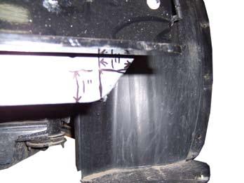 7. Remove four bolts from support bracket on driver side and remove. Bracket and bolts will not be reused. 10.