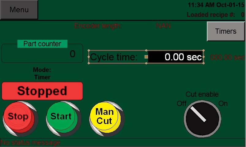 How to Navigate the Control Screens Navigate through the TGC Control