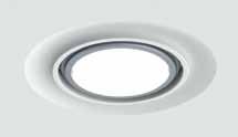 90 recessed luminaires inside Any colour: paintable plaster Colour metal ring: mat white (other colours on request) Included: installation system for gypsum ceiling 9-12 - 15 mm Optional: concrete