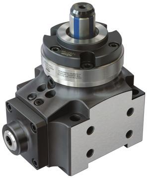 changing device The quick and easy collet change within 15 seconds reduces set-up times.