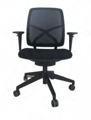 Melbourne Mesh Chair Synchronised Seat and Back Tilt